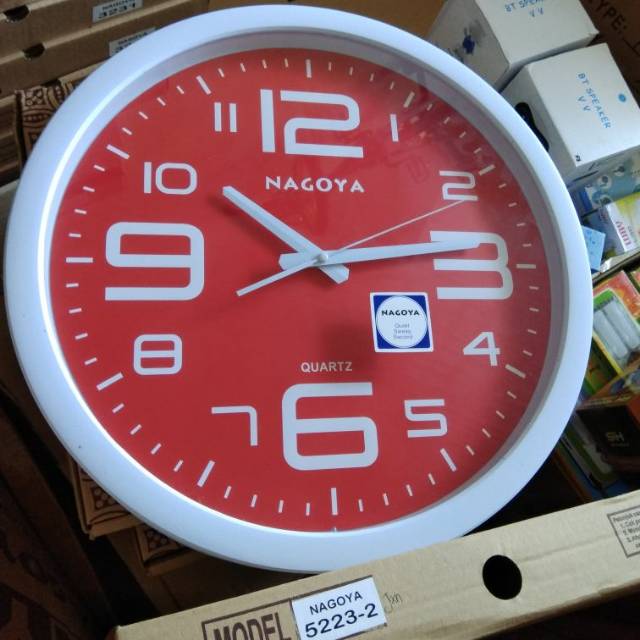 Jam dinding Bulat Besar