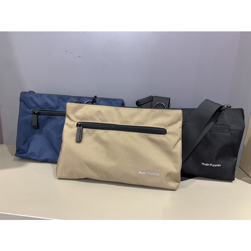 tas casual pria original hush puppies sling bag 2111