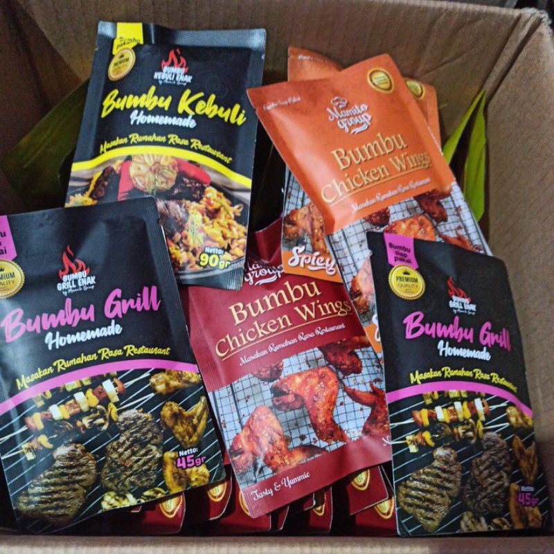 

instant recipe kebuli, chicken wing and grill powder warranty of tasted.