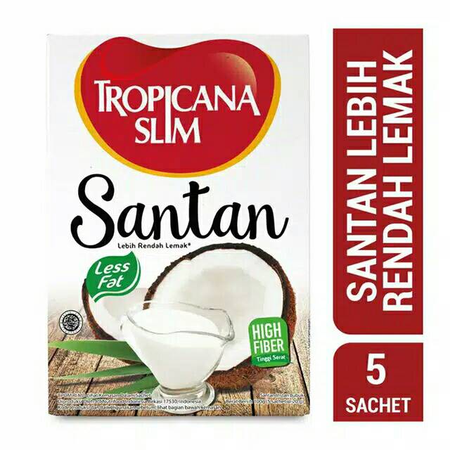 

Tropicana Slim Santan 100 gram isi 5 sashet