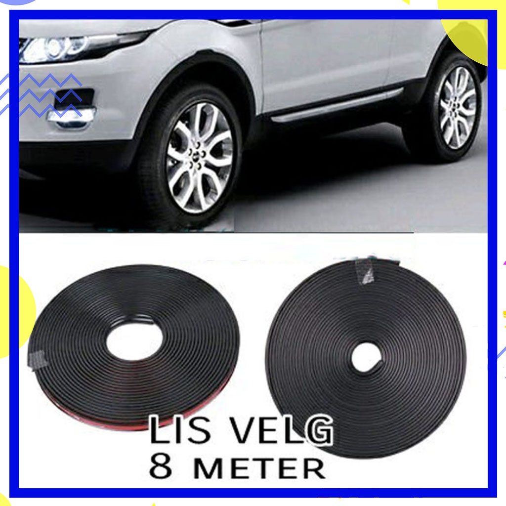 Wheel Protector Pelindung Velg Karet Rim Protector / Wheel Protector Karet pelindung Velg 8 Meter/ 4 velg