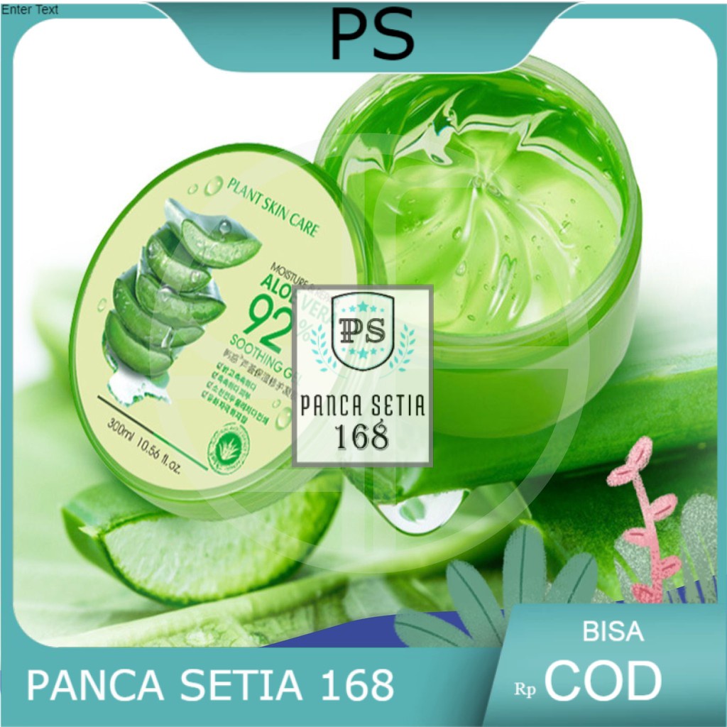 (PANCA 168) Plant Skin Care Aloe Vera 92% Soothing Gel 300 ml