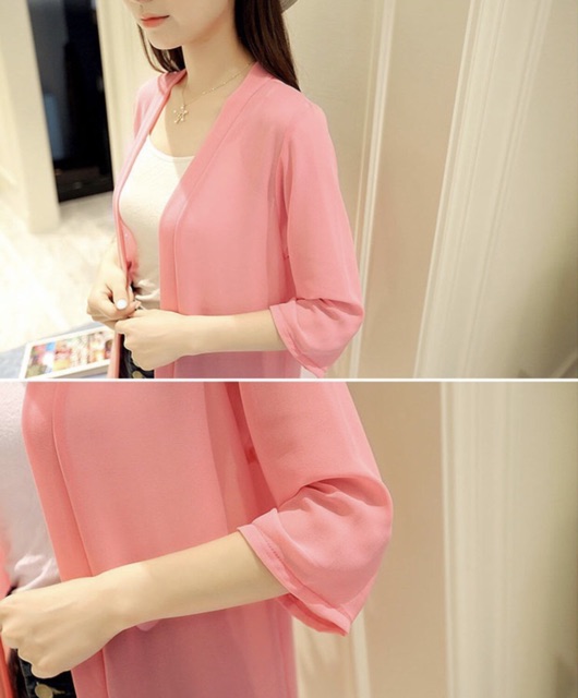 KOLEKSI TERLARIS ANNA LONG OUTER CHIFFON KOREA