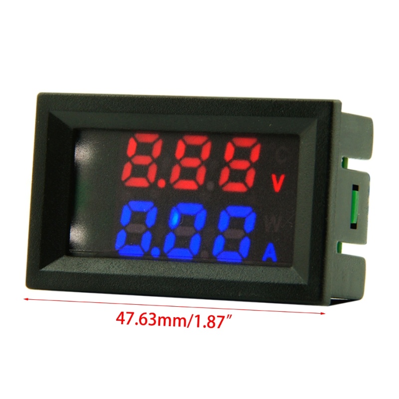 Btsg Digital Voltmeter Ammeter Voltage Current Power Meter Tester Panel DC- 100V- 10A