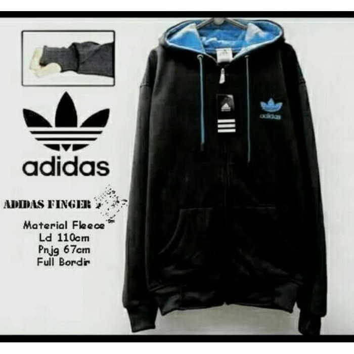 Jaket Adidas Finger Hitam