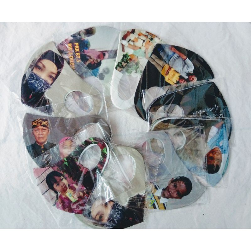 Custom masker scuba printing