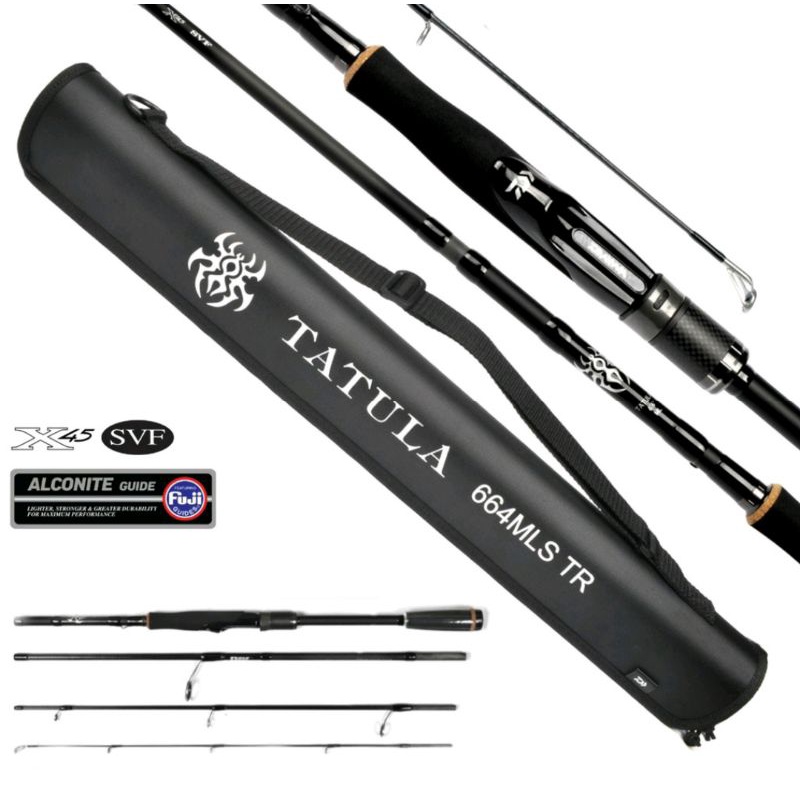 Joran Daiwa TATULA TR-SD | 664 | 694 | 704 | Sambung 4 | Spinning | Pilih Ukuran