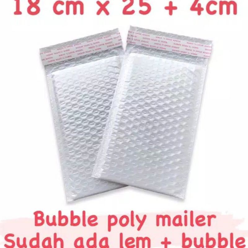 

[BISA COD] samarinda_barokah | bubble wrap warna putih 18x29 (5pcs=17.000)