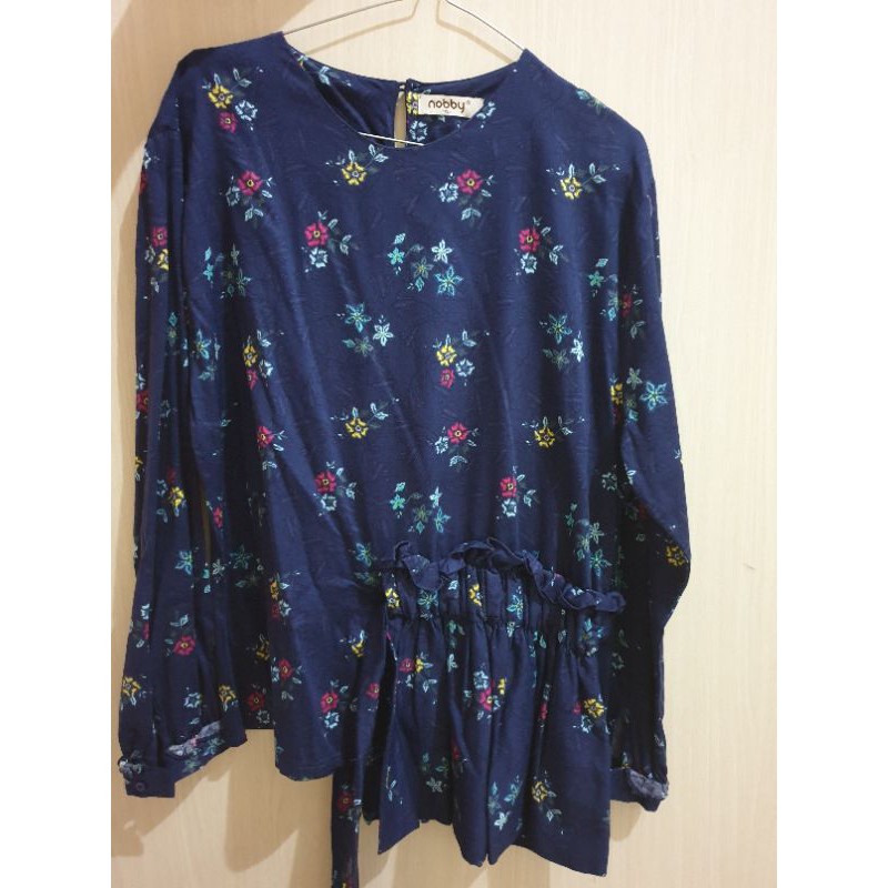 #B12 - (PRELOVED) blouse wanita (brand : Nobby)
