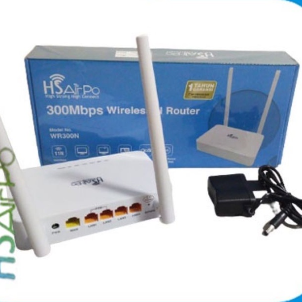 HSAIRPO WR300N 300Mbps ROUTER N WIRELESS HS AIRPO