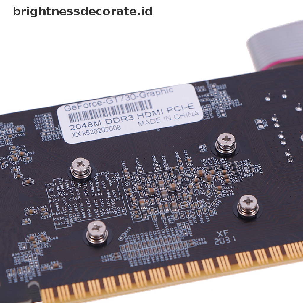 Gt730 Kartu Grafik Video Ddr3 64bit 2g Untuk Komputer