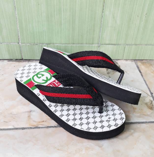 SANDAL WEDGES BALOK MURAH SENDAL WANITA LUCU