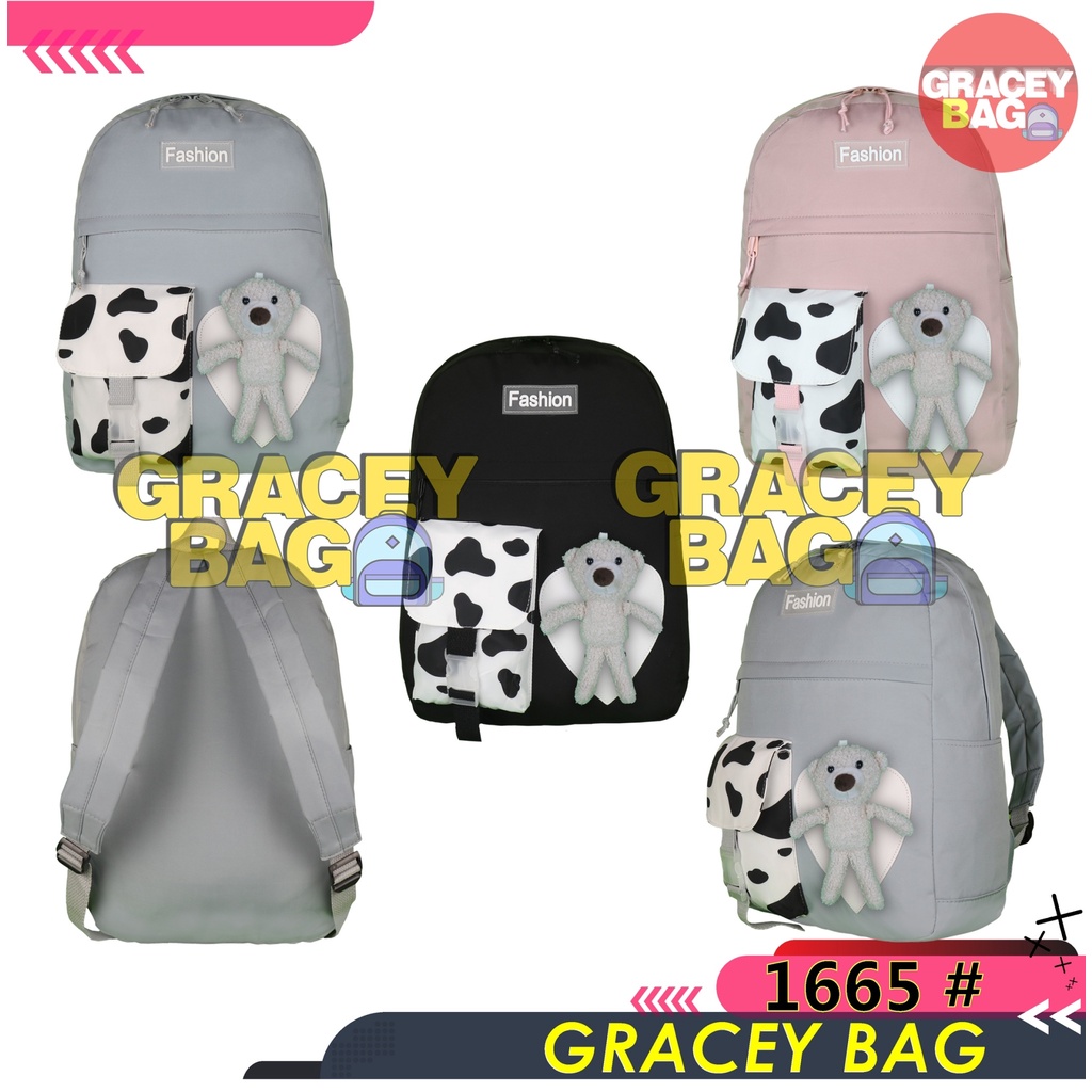 GB-1665 Tas Ransel Anak Perempuan / Remaja Import