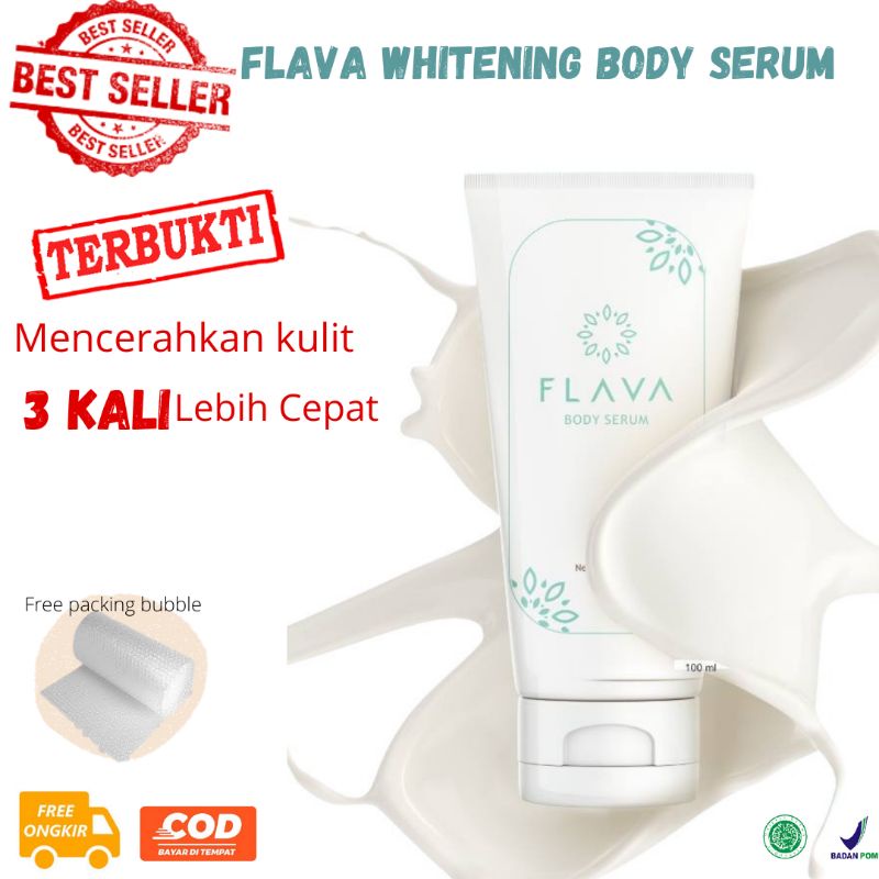 Flava whitening body serum/ pemutih badan ALAMI/prncerah badanBPOM HALAL