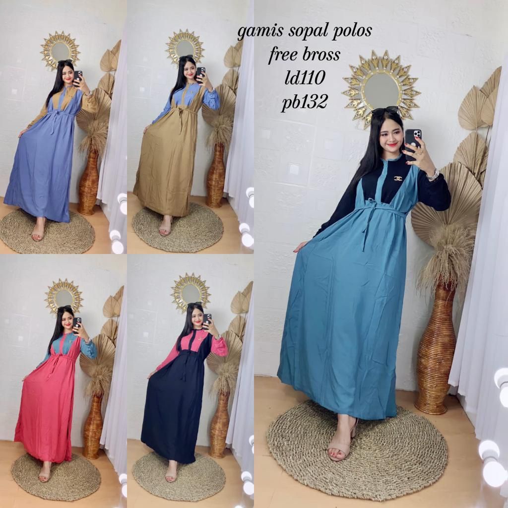 Daster Madafa Polos || Dress Ruffle || Resleting Depan Busui || Baju Wanita || Homedress || Homewer || Rayon Super Grade A Ori