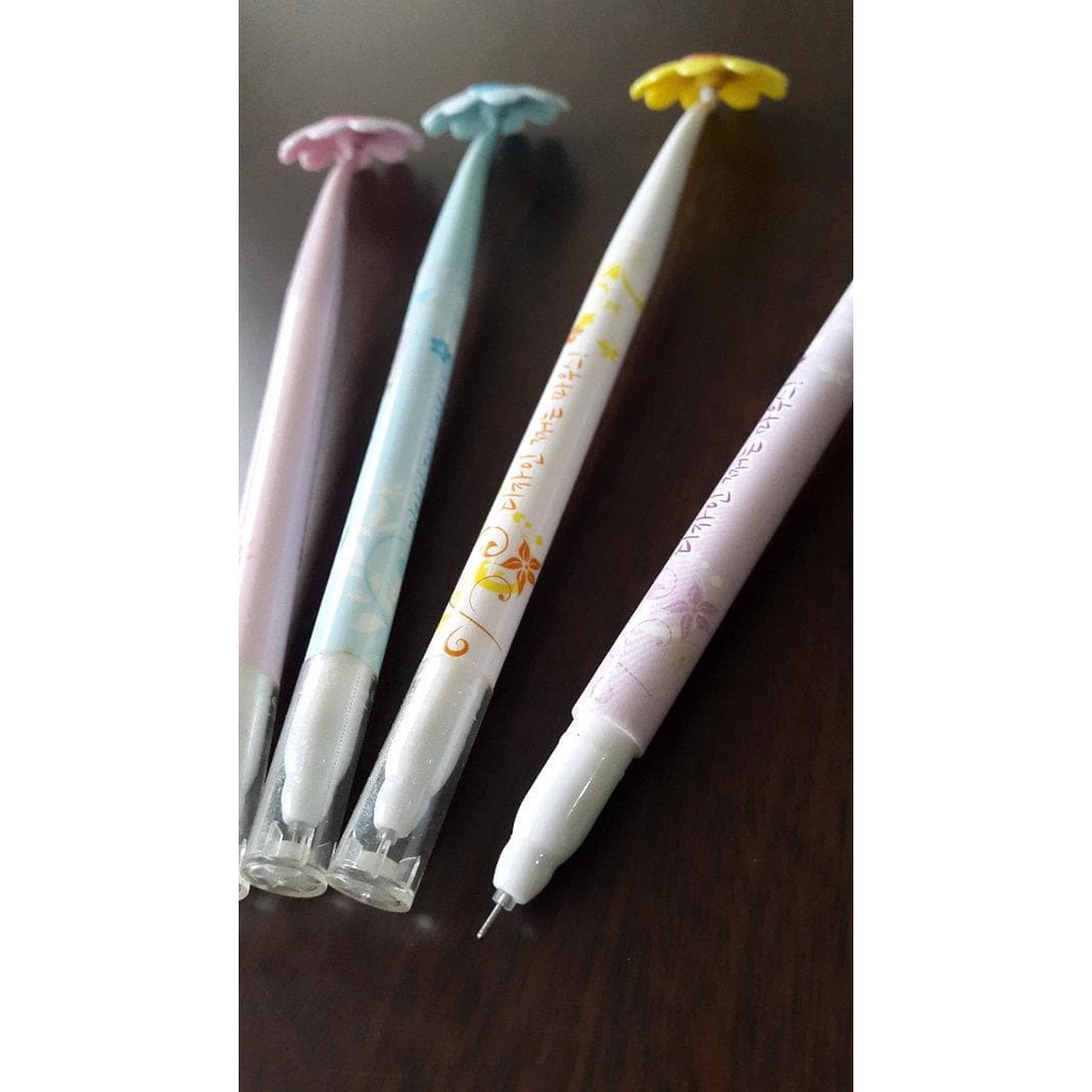 

Laris Pulpen Bunga / fancy pen cute flower unik Elegan