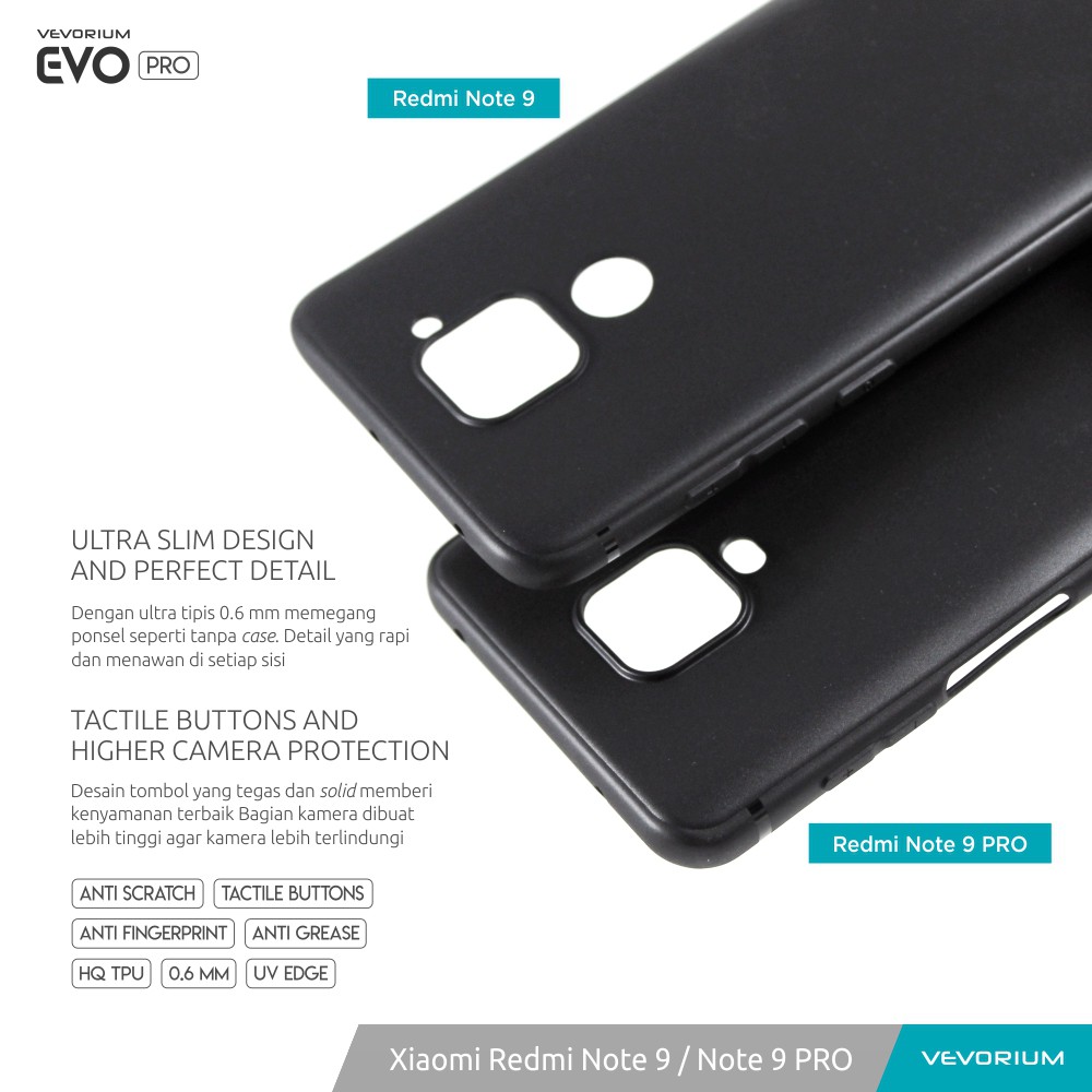 VEVORIUM EVO PRO Xiaomi Redmi Note 9 Pro Note 9 Soft Case Softcase