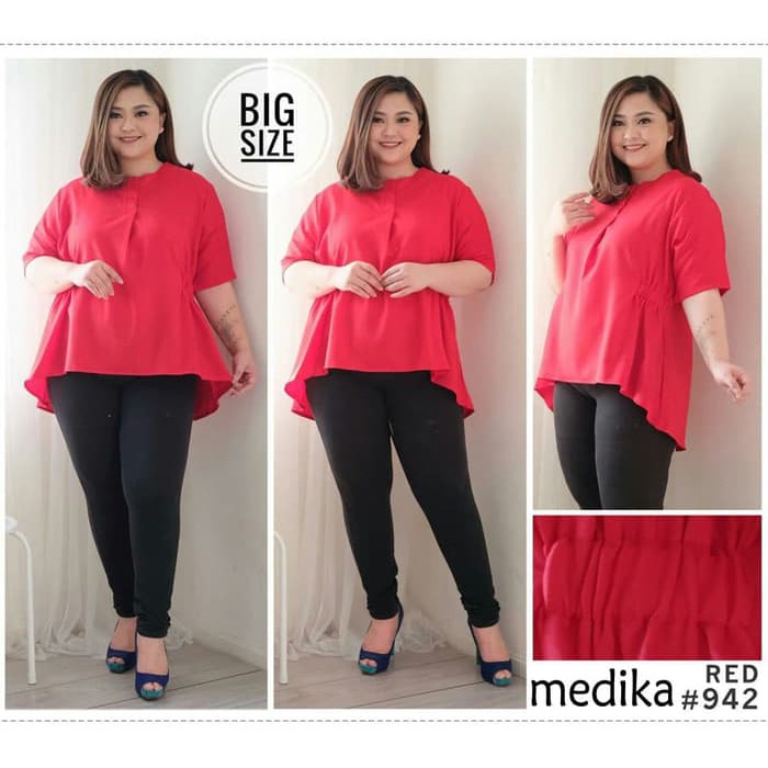 BAJU LEBARAN [ Dress Aliza Merah Sw] pakaian wanita korea warna merah NATAL/ IMLEK