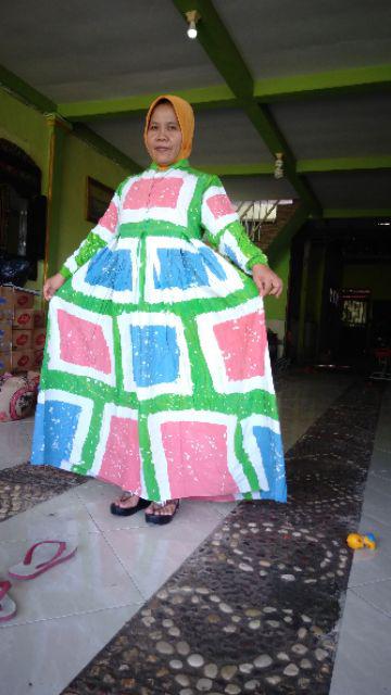 Gamis Twill Candimekar Rayon Pelangi Batik