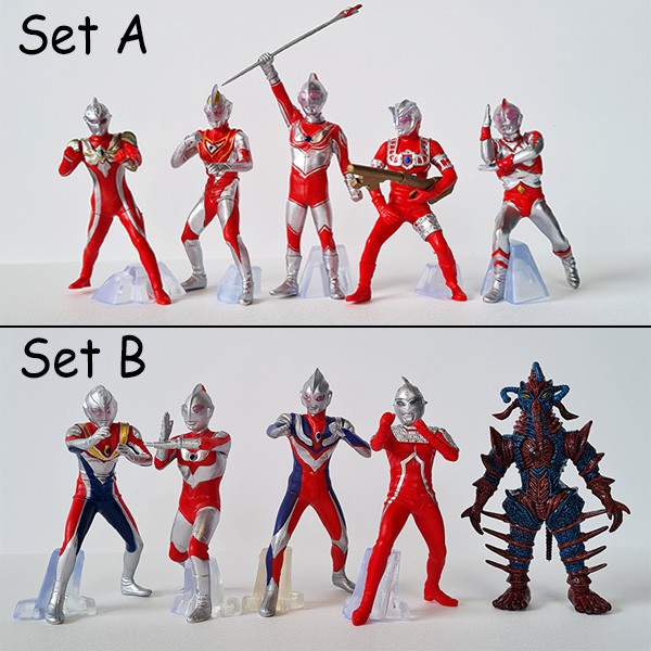 Set Figure Mainan Anak Ultraman Ultra Man Zero King Max Ultraman Geed