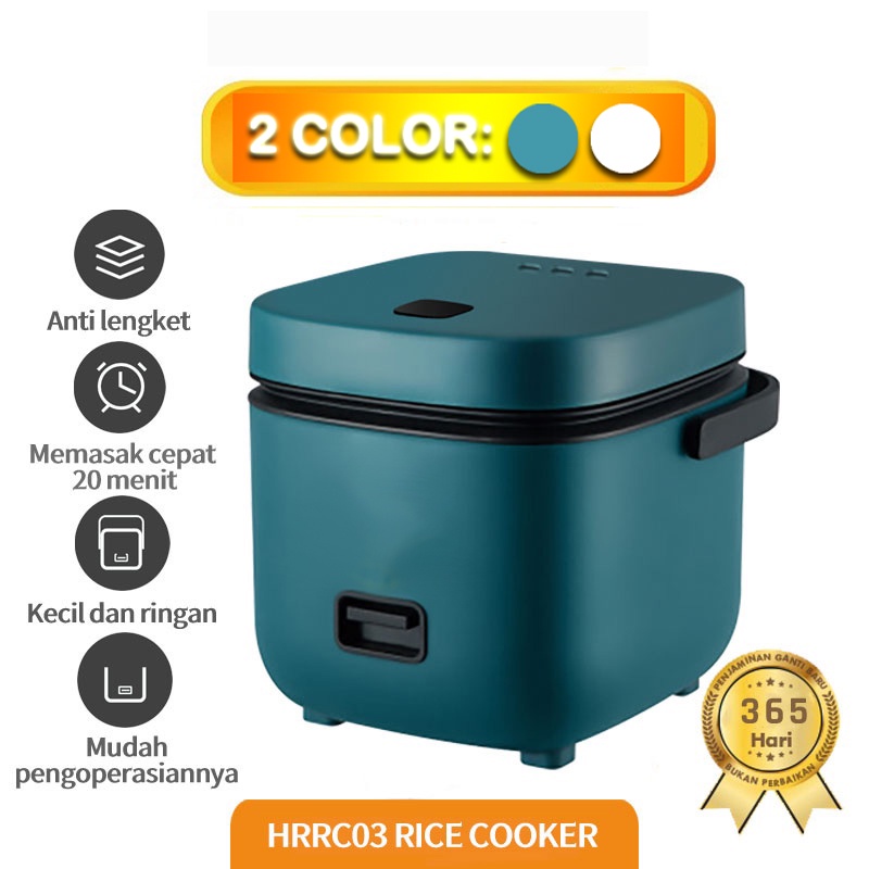 ❤❤ Rice Cooker HRRC03 magic com Portable/Travel version/ student version/0.8L green/whtie Penanak