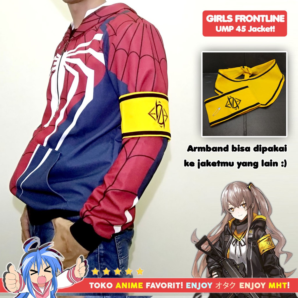 Jaket Hoodie Girls Frontline UMP45 - Kostum Anime Cosplay