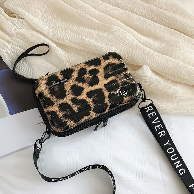 Hot Promo!!Tas Selempang Koper Mini Bermotif Tiger Terbaru Make Up Bag tas selempang wanita tas wanita kekinian tas make up tas wanita terbaru tas wanita import tas mini selempang sling bag wanita tas bahu wanita COD