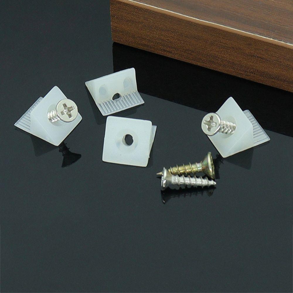 Lanfy Bracket Sudut 50Pack Furniture Chest Drawer Fitting Metal Dengan Sekrup Hardware