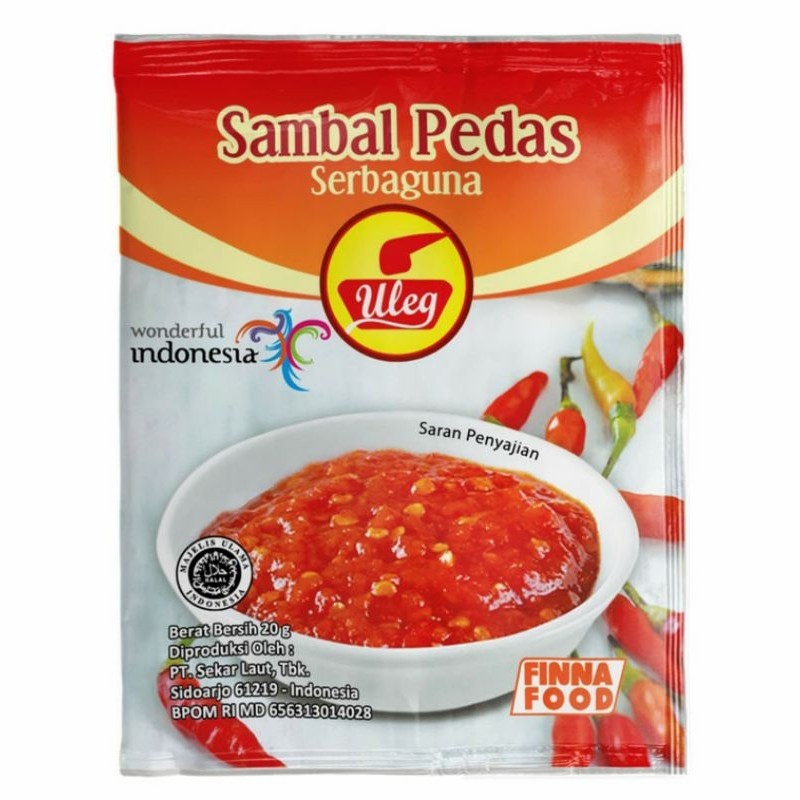 

Uleg sambel pedas 22 gram