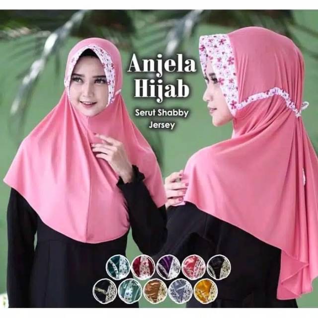 JILBAB SERUT KOMBI MOTIF