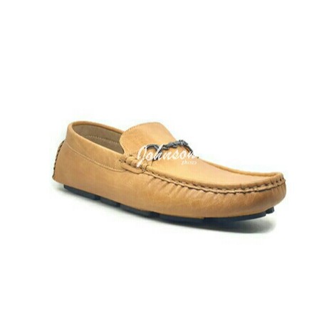 Sepatu Loafers Mocasin Kulit Pria KYNZARA - ST 45 - 54 APRICOT 100% IMPORT China