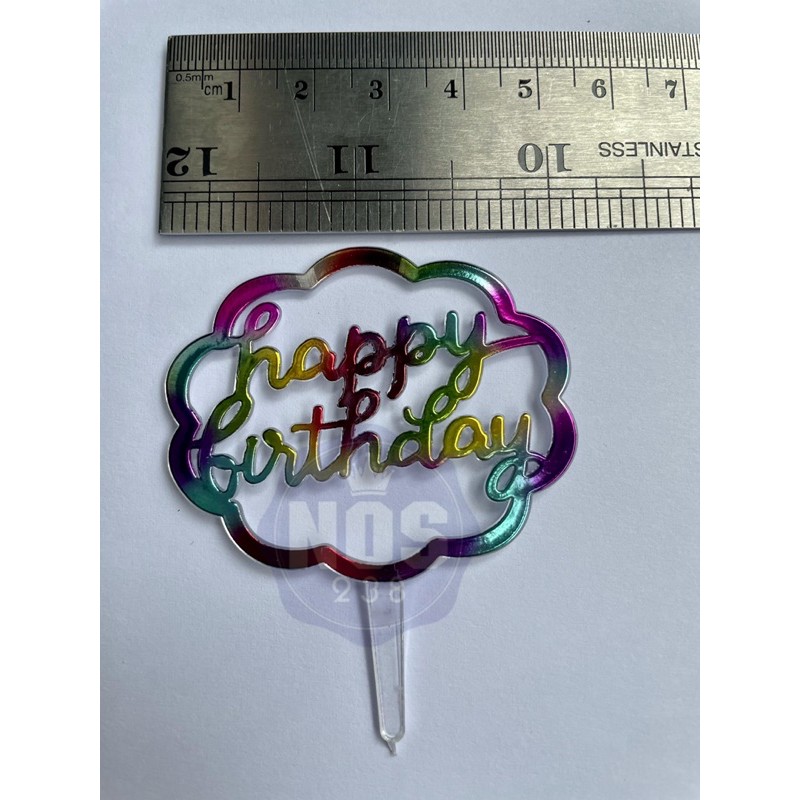 Cake Topper MINI Happy Birthday