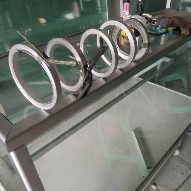 Lis plat alumunium panjang 6 meter lebar 1.2 cm