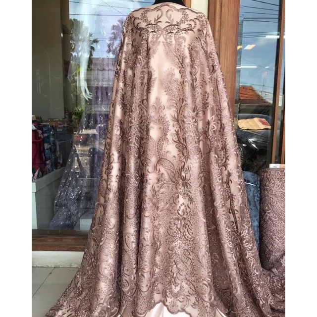 Brokat Tulle ( 74,5)Lilac, dusty purple