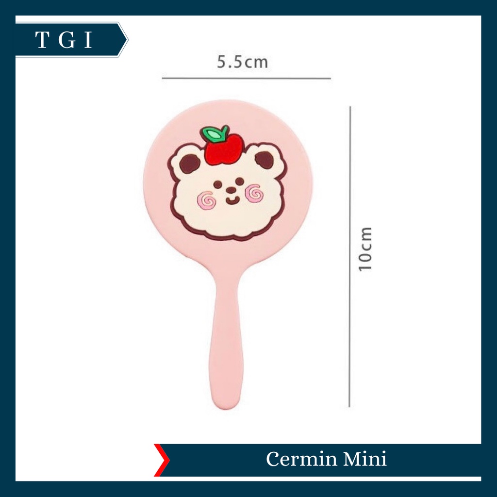 TGI - CERMIN BULAT KARAKTER /KACA CERMIN MAKE UP MINI /TRAVELLING PACK / SOUVENIR / CERMIN BULAT KARAKTER KACA CERMIN MAKE UP MINI |  KACA TRAVELLING MOTIF LUCU KACA MINI TRAVEL SIZE