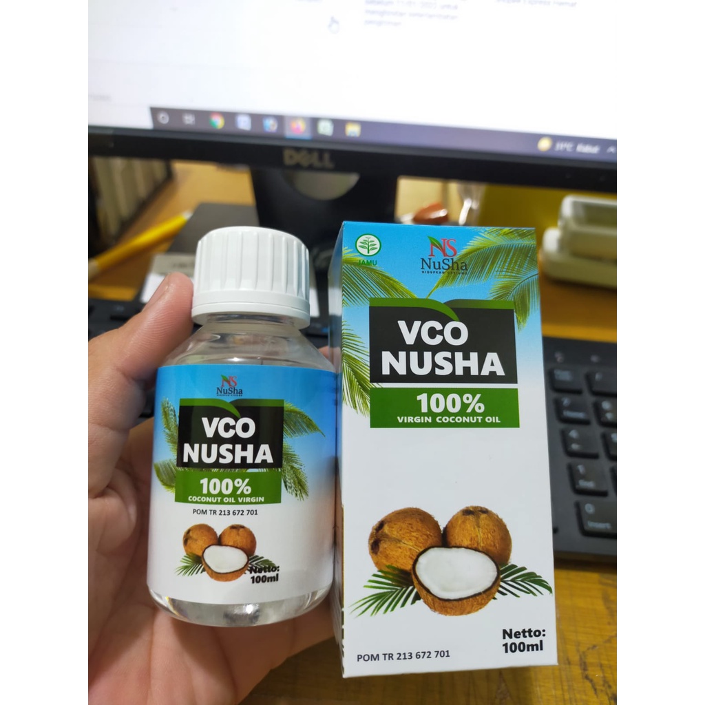 

Minyak Kelapa 100% Virgin Coconut Oil VCO NUSHA 100ML
