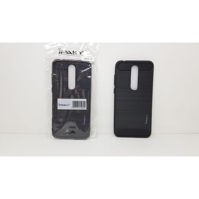 IPAKY CARBON NOKIA 5.1 PLUS 5.1 5.86" SOFT CASE NOKIA X5 SLIM FIT