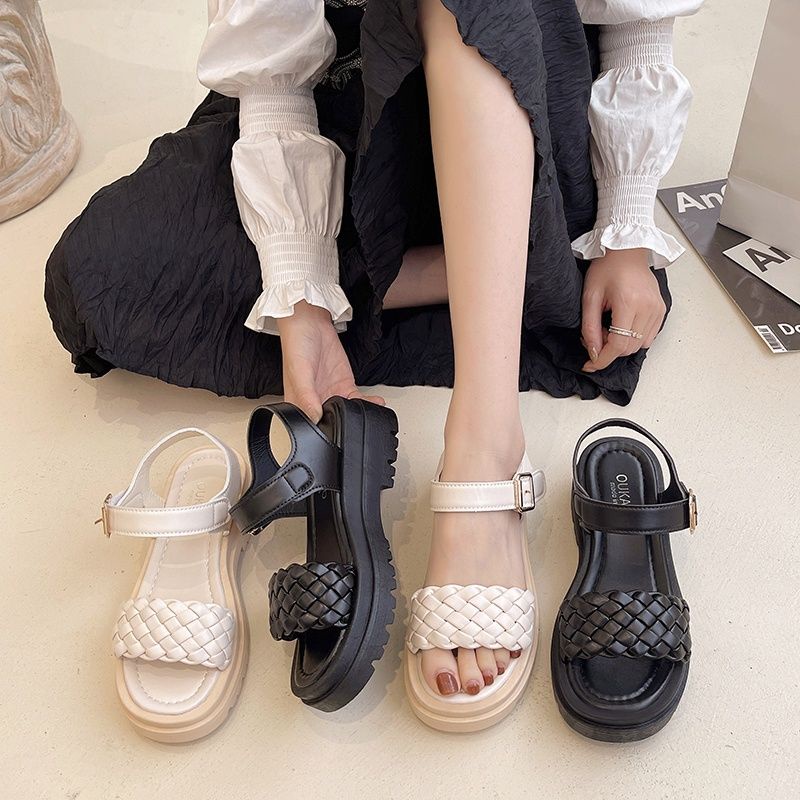 MYSTYLE Nino Korea Design Sandal Flat Fashion Wanita Import