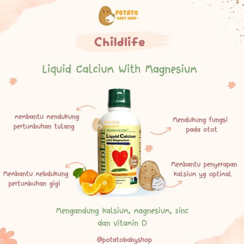 Childlife Liquid Calcium With Magnesium - Vitamin Anak