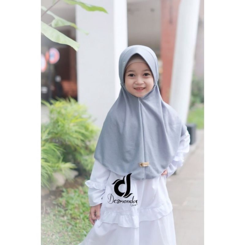 Kerudung Inova SD SMP SMA anak instant Ori By Desmonda Hijab Premium 3th - 6 tahun terbaru | jilbab lucu bayi Perempuan sekolah instan tk 4 - 5 thn | hijab Tanggung baby sd bahan jersey lembut adem |Fashion