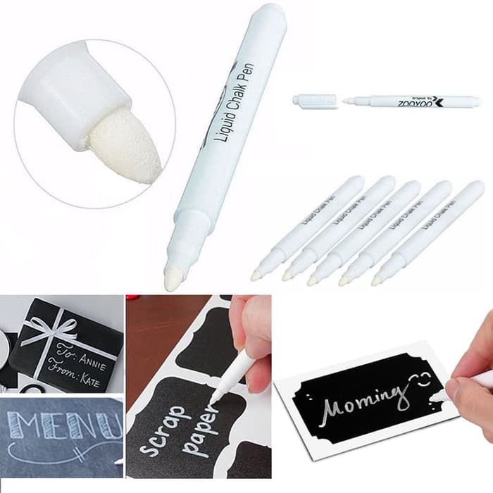 ZOOYOO White Liquid Chalk Pen