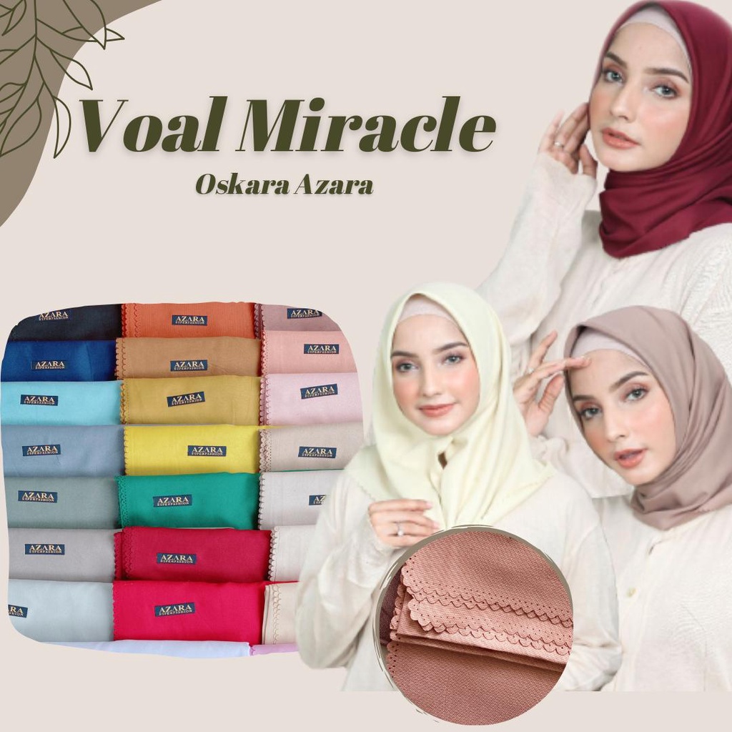 Hijab Segiempat Voal Miracle