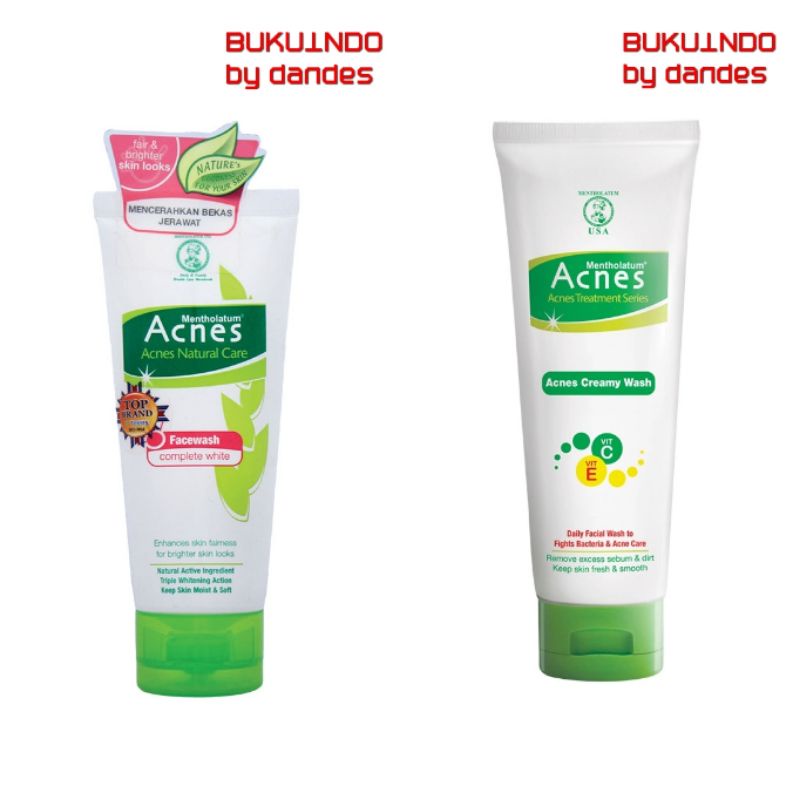 Acnes Creamy Wash 100gr / Complete White Facial Foam Pembersih Wajah 100ml