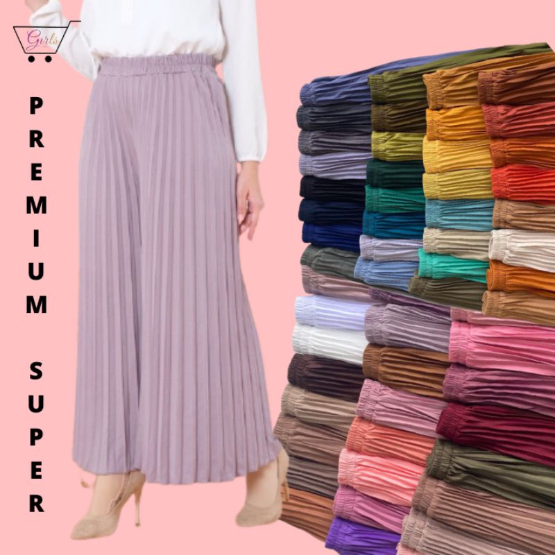 CELANA KULOT PLISKET PREMIUM JUMBO M FIT TO XXL-2