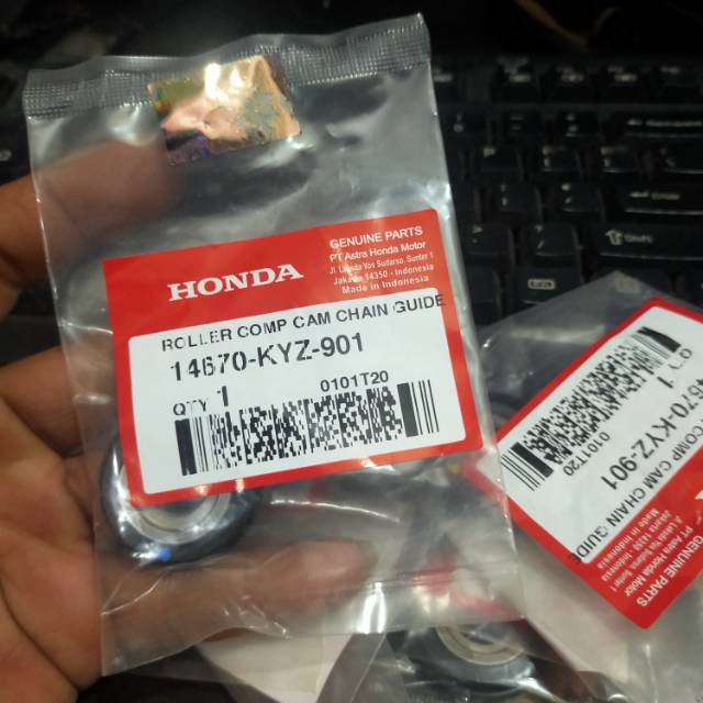 14670-KYZ-901 900  ROLLER CAM CHAIN ROL TENSIONER SUPRA X 125 HELM IN ORI HONDA AHM 14670KYZ901