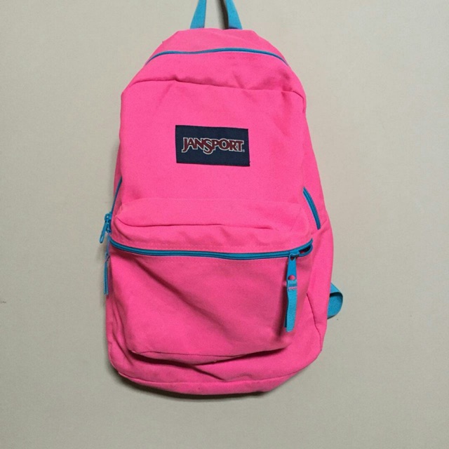 Jansport pink blue original
