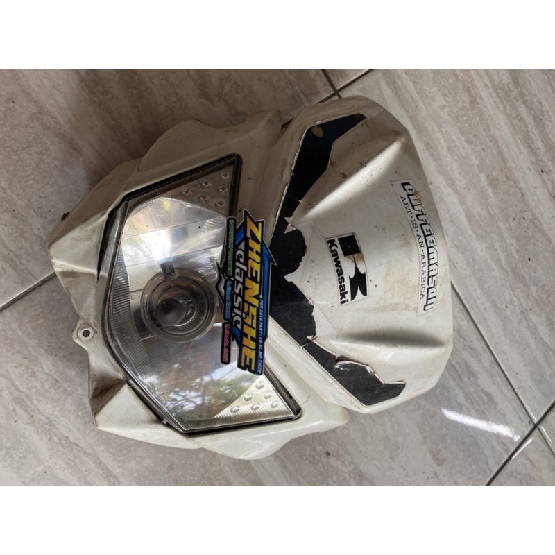 LAMPU DEPAN KLX S KLX G/ klx lama original lepasan 2010