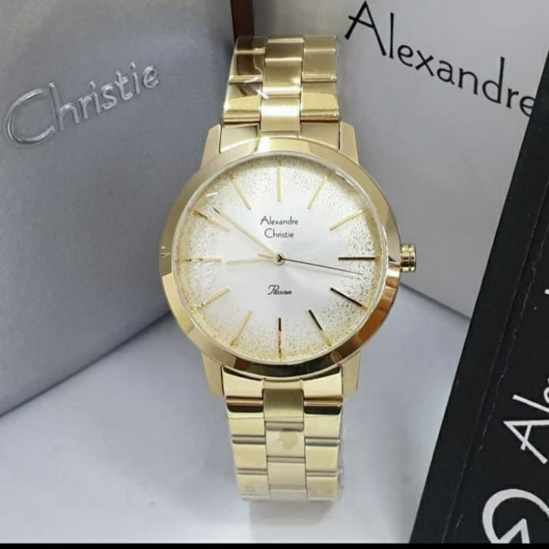 Alexandre Christie 2818 Gold Wanita Original