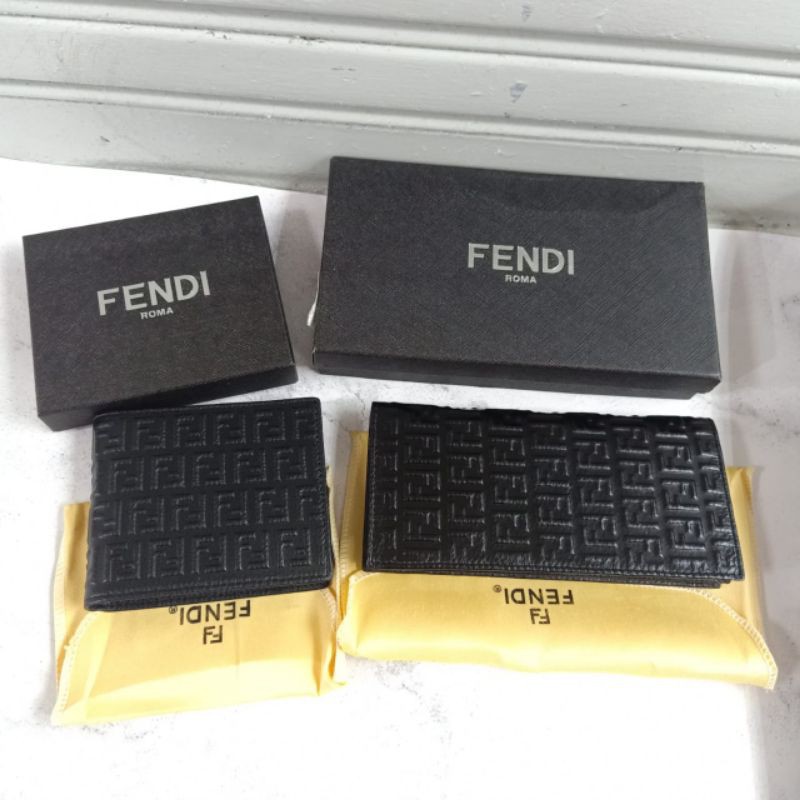 Dompet Couple Fendi Kulit Asli Premium Quality