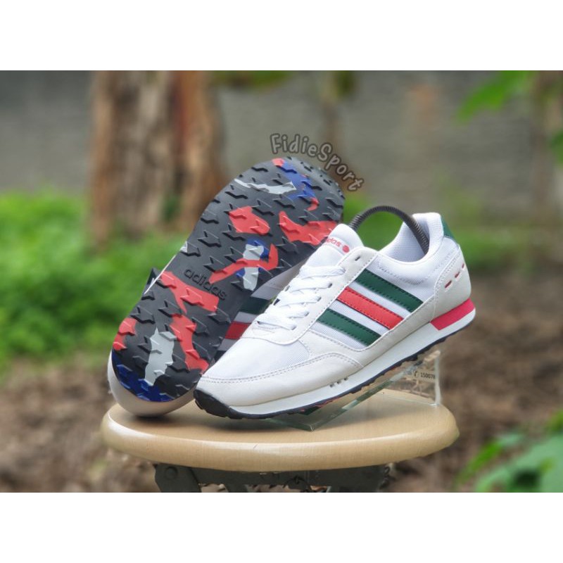 ADIDAS NEO CITY RACER FULL WHITE / ADIDAS NEO FULL WHITE /SEPATU ADIDAS FULL PUTIH
